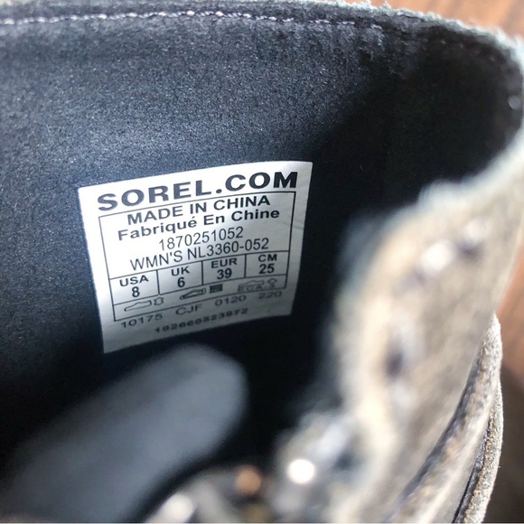 SOREL • Joan of Arctic Wedge II bootie buckle Quarry leather grey ankle short - Picture 7 of 13